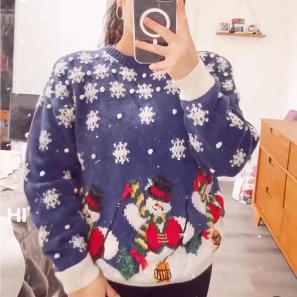 Vintage Sweaters - Vintage Marisa Christina X-mas Sweater - Christmas Classic 1994 Size L